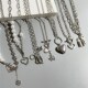 Pendant 极速Ot Necklace chain Love clasp claviclte