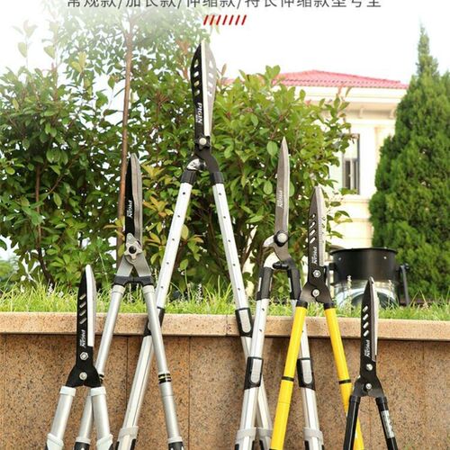 极速艺园剪刀强力伸缩修q剪粗树枝草坪绿化园林花木花卉绿篱专用