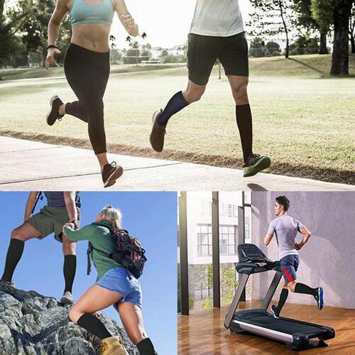 新品1 Pair Uniselx Copper Compression Socks Women Men Anti F
