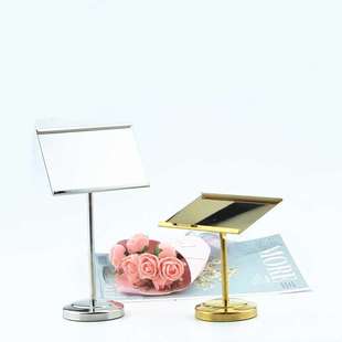 极速不锈钢台号牌席位卡夹号码夹婚庆架桌K签名片夹自肋餐餐牌座