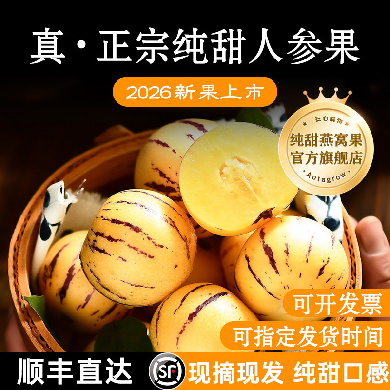 正宗】云南人参果官方旗舰店新鲜水果石林树上自然熟鲜果5斤