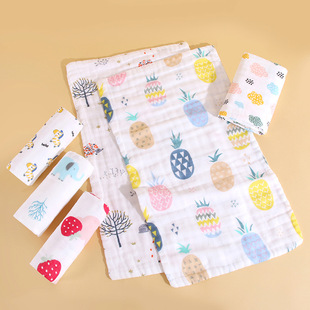 Baby gauze small towel Children's towel pure cotton soft abs