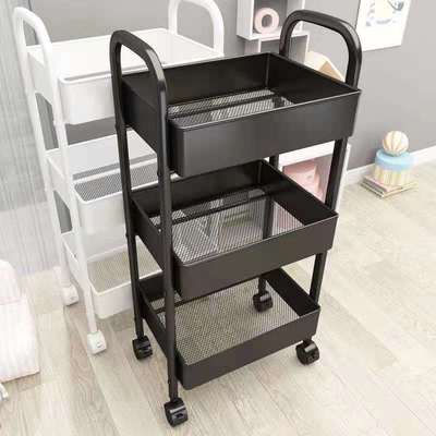 Trolley storage rack Floor multi-storey bedroom mobile snack