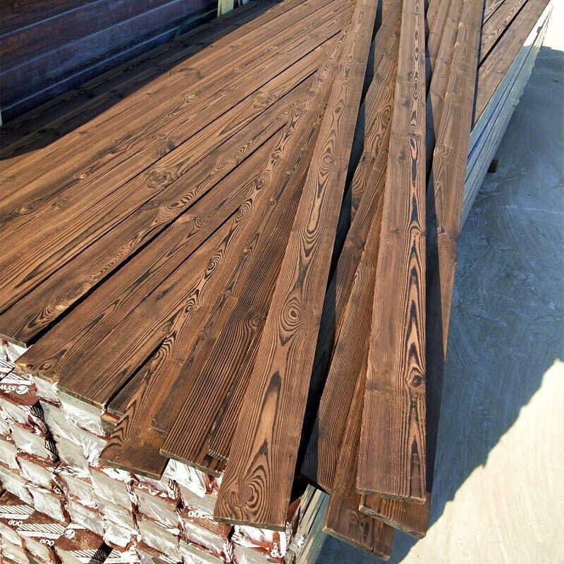 木板材防腐木地板碳化实木板材木条护墙板吊顶庭院葡萄架户外木方