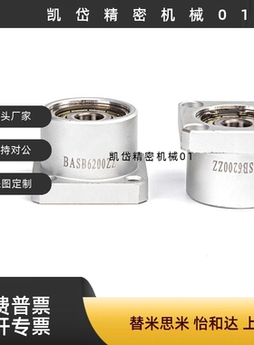 轴承座组件带扣环双轴承型BASB6000 6001 6002 6800 6801ZZ-25 30