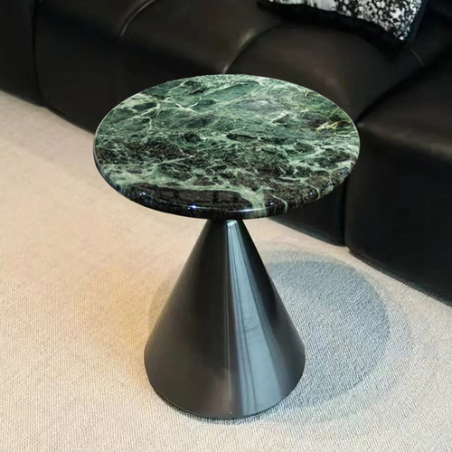 意式极简普拉达绿奢石边几