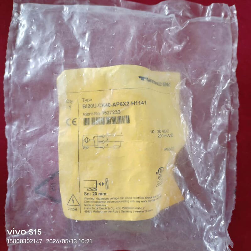 全新TURCK图尔克接近开关，型号BI20U-CK40-AP议价