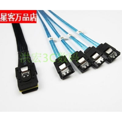 MiniSAS36PSFF-8087to转4X