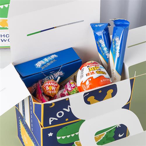 61儿童节礼物六一创意高档惊喜生日礼物手提纸书包装袋礼品盒子