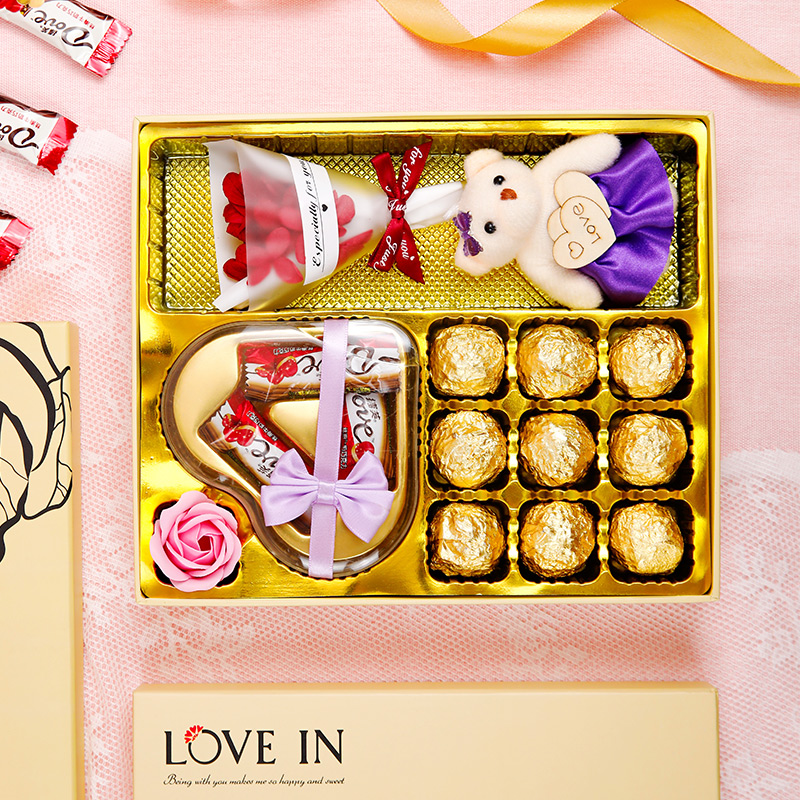 德芙&杜尔巧克力礼盒生日礼物中秋节礼物送亲友高级礼盒