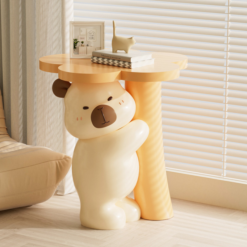 卡皮巴拉边几客厅落地摆件