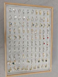 广西北海天然珍珠戒指小众轻奢时尚个性开口指环买四送一  特价