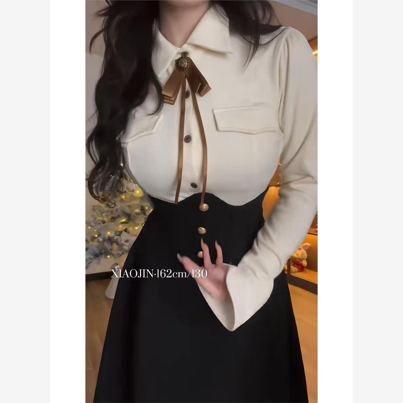大尺码制服英伦学院风套