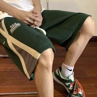 300斤大学生篮球短裤 男女夏季 新款 子 大码 美式 宽松阔腿休闲运动裤