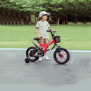 途锐达14-16寸儿童自行车双减震山地车男女童车岁脚踏车 小魔童