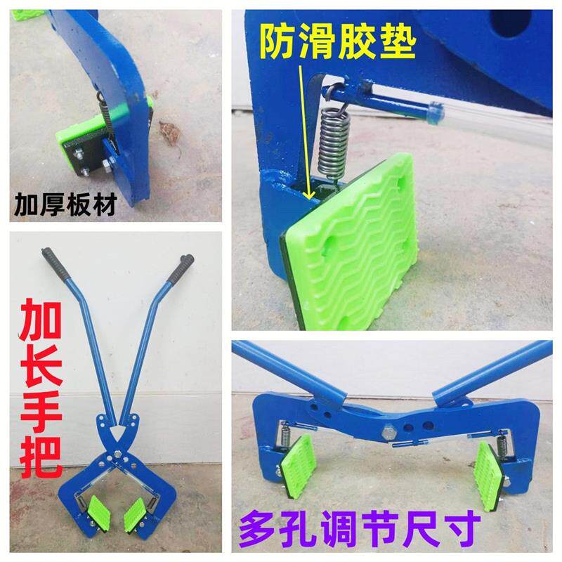 路沿石夹子双人抬夹路牙石马路牙手抬式夹子理石夹路沿石安装工具