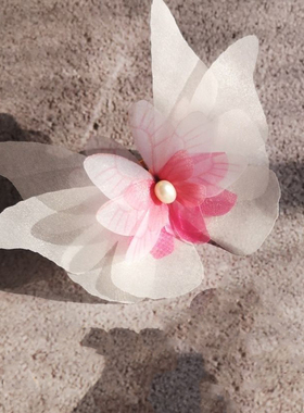 原创小众设计宫廷舞蹈蝴蝶开口戒指新中式中国古风指环森系甜美