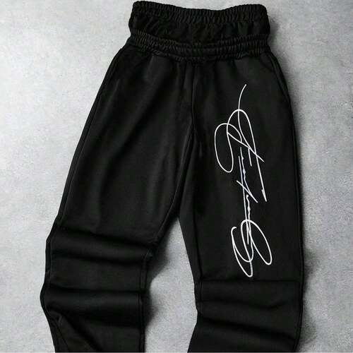 2-In-1 Layered Wide-Leg Casual Contrasting Street Sports