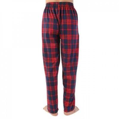 Men'S Pajama Pants - Knit Cotton Flannel Plaid Lounge