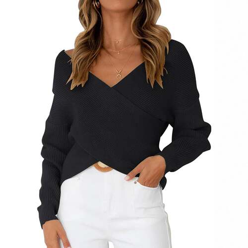 Off The Shoulder Sweater For Women Winter Fall Fashion 2026