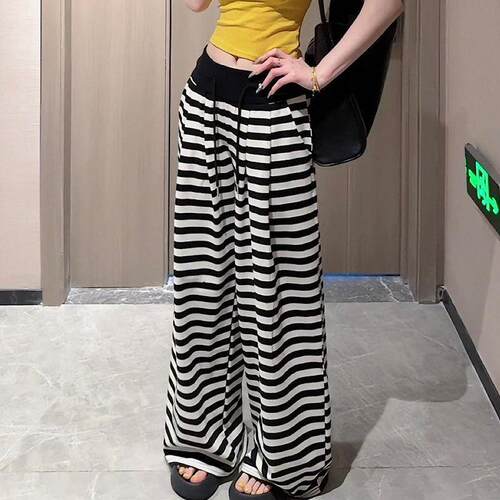 Spring/Summer/Autumn/Winter Women'S New Striped Printed