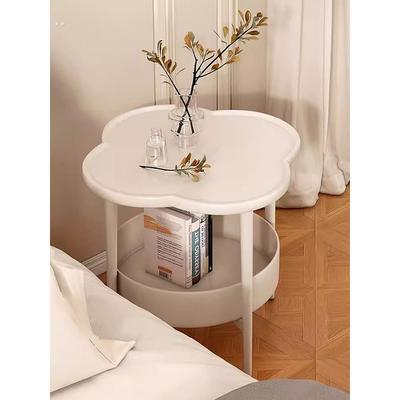奶油风茶几可移动小桌子家用侧边柜客厅沙发边几小创意床头置物架