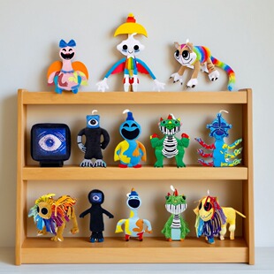 波比的游戏时间4毛绒公仔玩偶现货新款玩具抱枕儿童礼物琴龙波比