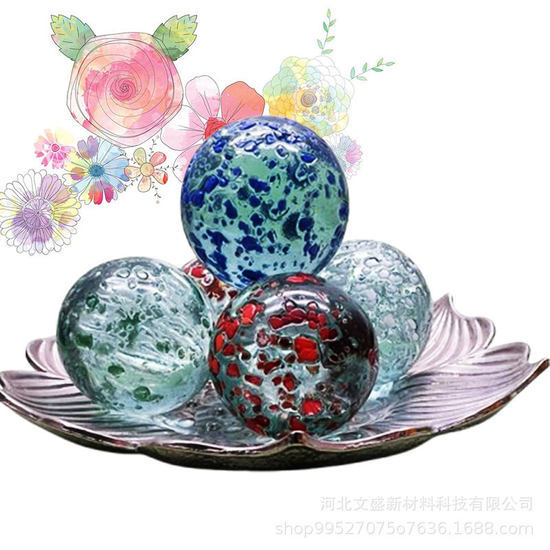 25毫米芝麻玻璃球高透明度易清洁鱼缸造景微缩景观构建家居装饰