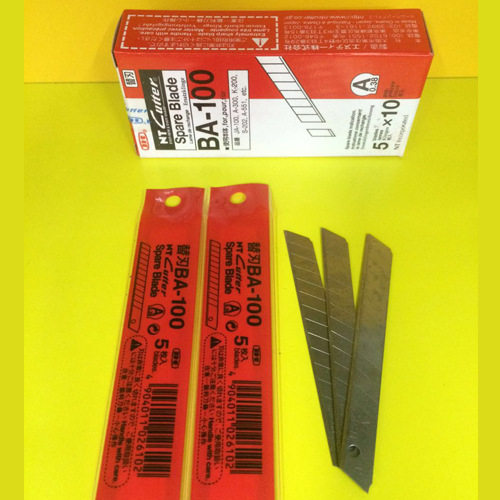 正品日本NTCUTTERBA-100小美工刀片58度角切割BA-100雕刻刀片