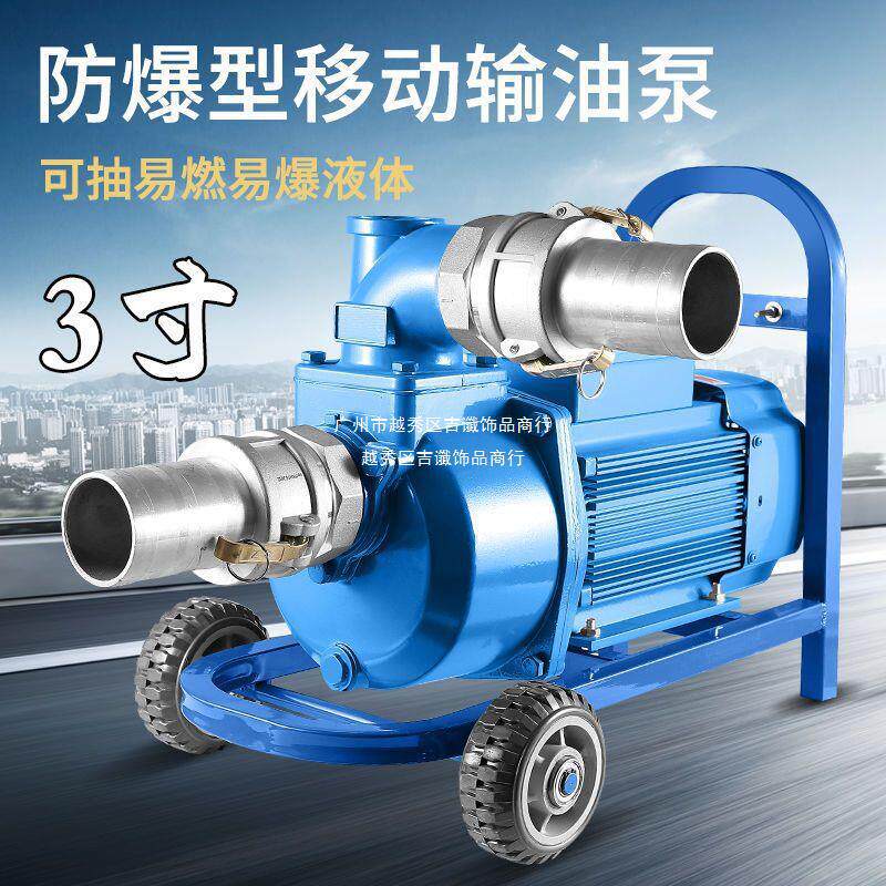 电动抽油泵12v24v220v防爆导油卸油泵大流量柴油汽油油罐车加油机