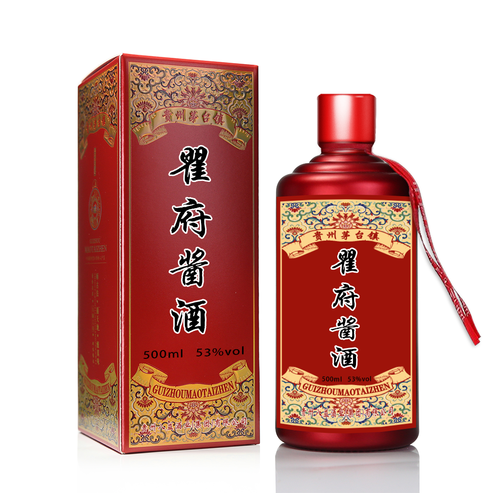 瞿府窖藏原浆酒贵州酱香型53度粮食高度瞿氏家宴酒高粱酒水定制酒