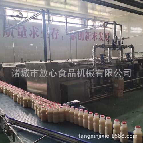 酸牛奶喷淋杀菌机设备 饮料果汁罐头喷淋式灭菌流水线直销 可