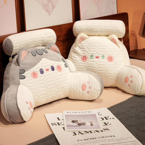 卡通床头靠垫孕妇床上大靠背垫可拆洗抱枕沙发专用护腰靠枕乳胶垫