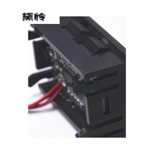 极速12v24v电动自行车用20v电C压表直流单显30v交流电三轮电量数