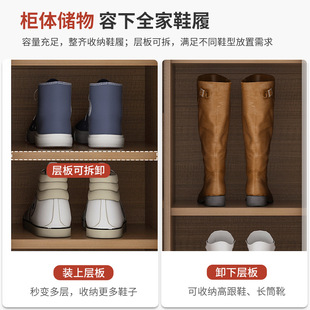 极速鞋柜家用门h口衣帽架一体入户门玄关柜带挂衣架客厅进门靠墙
