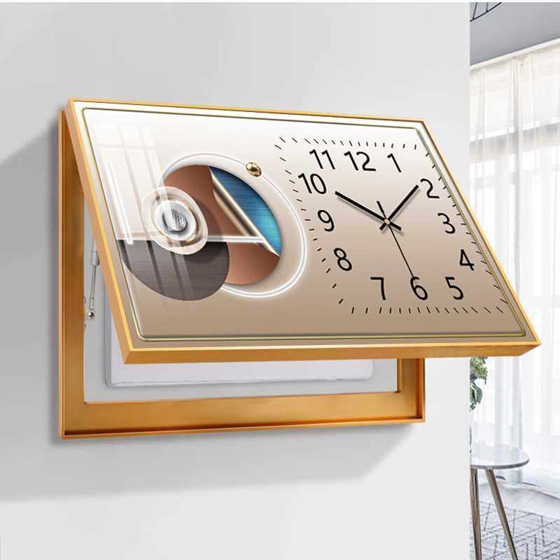 极速电表箱免打孔装饰画现代简约家用配电箱总闸T开关箱遮挡时钟