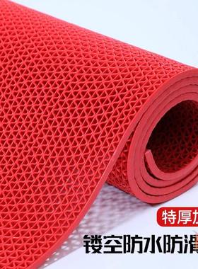 极速户外地面铺垫室外塑料pvxc镂空防水防滑地垫酒店浴室加厚耐磨