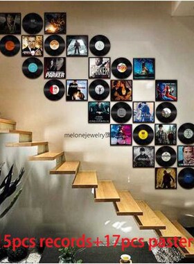 极速Black Gum Record Vintage Vinyl PVC HangiOng Painting Mov