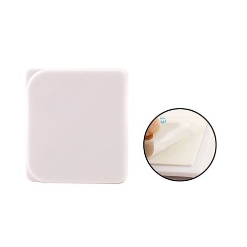 极速2pccs 5.0*4.5cm Adhesive Shower Curtain Clips Anti Splas