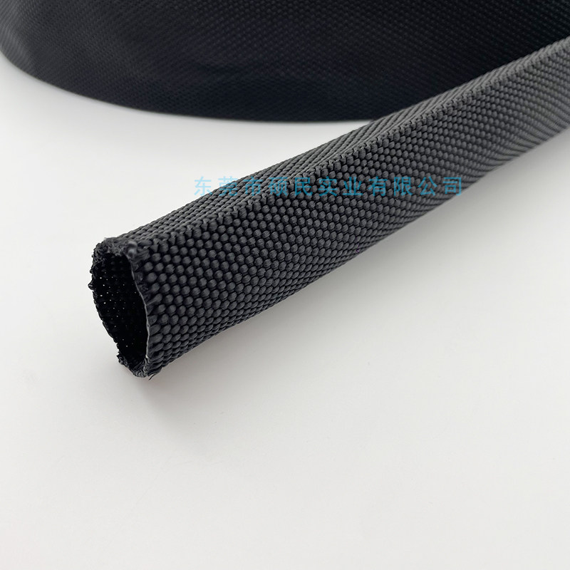 极速涤纶纺织套管加厚防爆油管护套E铁链锁布套耐磨气管阻燃编织