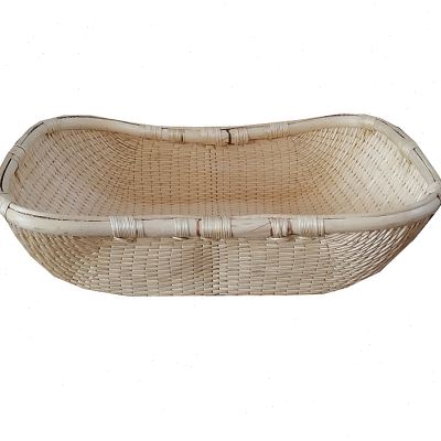 极速盛菜簸箩编捞卤大现长方形馒头家用筐柳藤Q条收纳筐柳簸箕筐