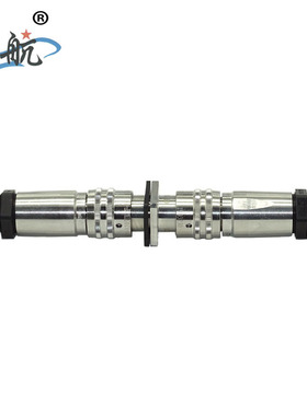 工业防水电连接器圆形航空插头Y50DX-1203TK6F/ZJ10卡口连接3pin