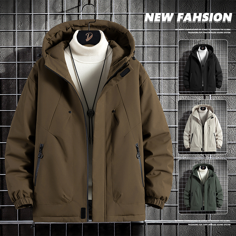 大码棉衣男士冬季加肥加大棉服加厚保暖棉袄子胖子宽松防寒外套潮