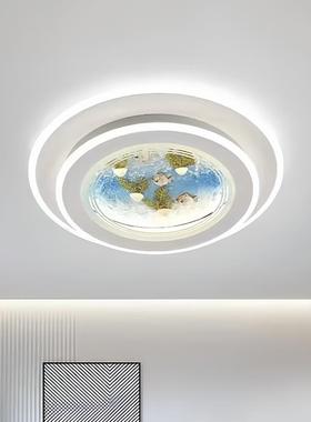 2025新款儿童房创意轻奢主灯语音吸顶灯卧室房间灯具中山灯具9169