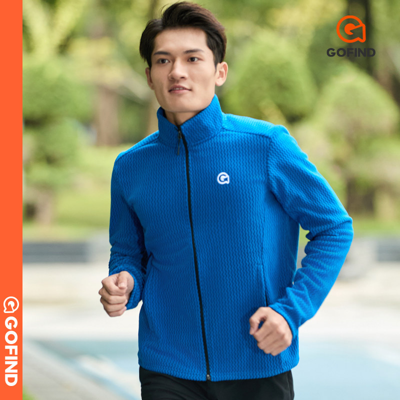 果凡新款 修身波浪纹综训运动健身衣耐穿抗起球户外跑步 保暖外套,运动服/休闲服装,运动茄克/外套,淘宝优惠券,粉丝福利购,淘宝优惠卷