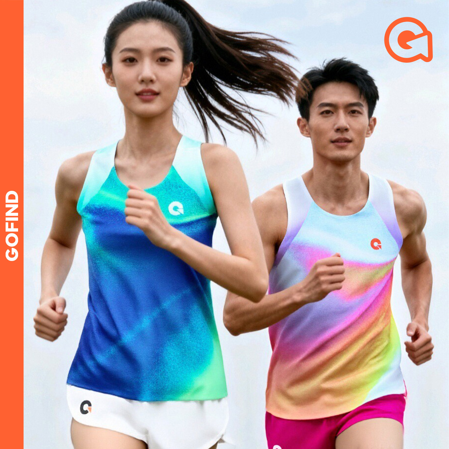 果凡马拉松跑步背心炫彩薄款透气速干男女户外无袖T恤上衣体测考,运动服/休闲服装,跑步背心,淘宝优惠券,粉丝福利购,淘宝优惠卷