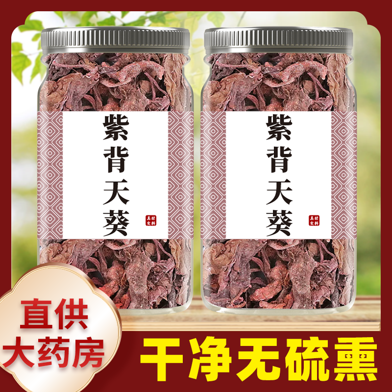 紫背天葵500g克中药材正品红天葵子红水葵散血子新鲜中草药干货批