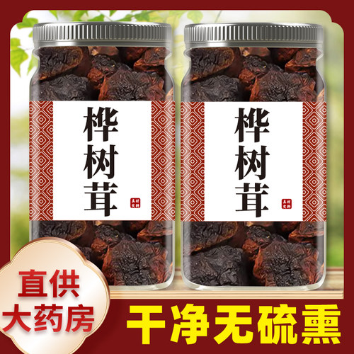 桦树茸俄罗斯进口旗舰店正品长白山野生华树茸煮水茶的功效和作用