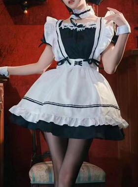 WANY【COS女仆装】日系可爱女仆连衣裙女仆制服套装Lolita女仆裙