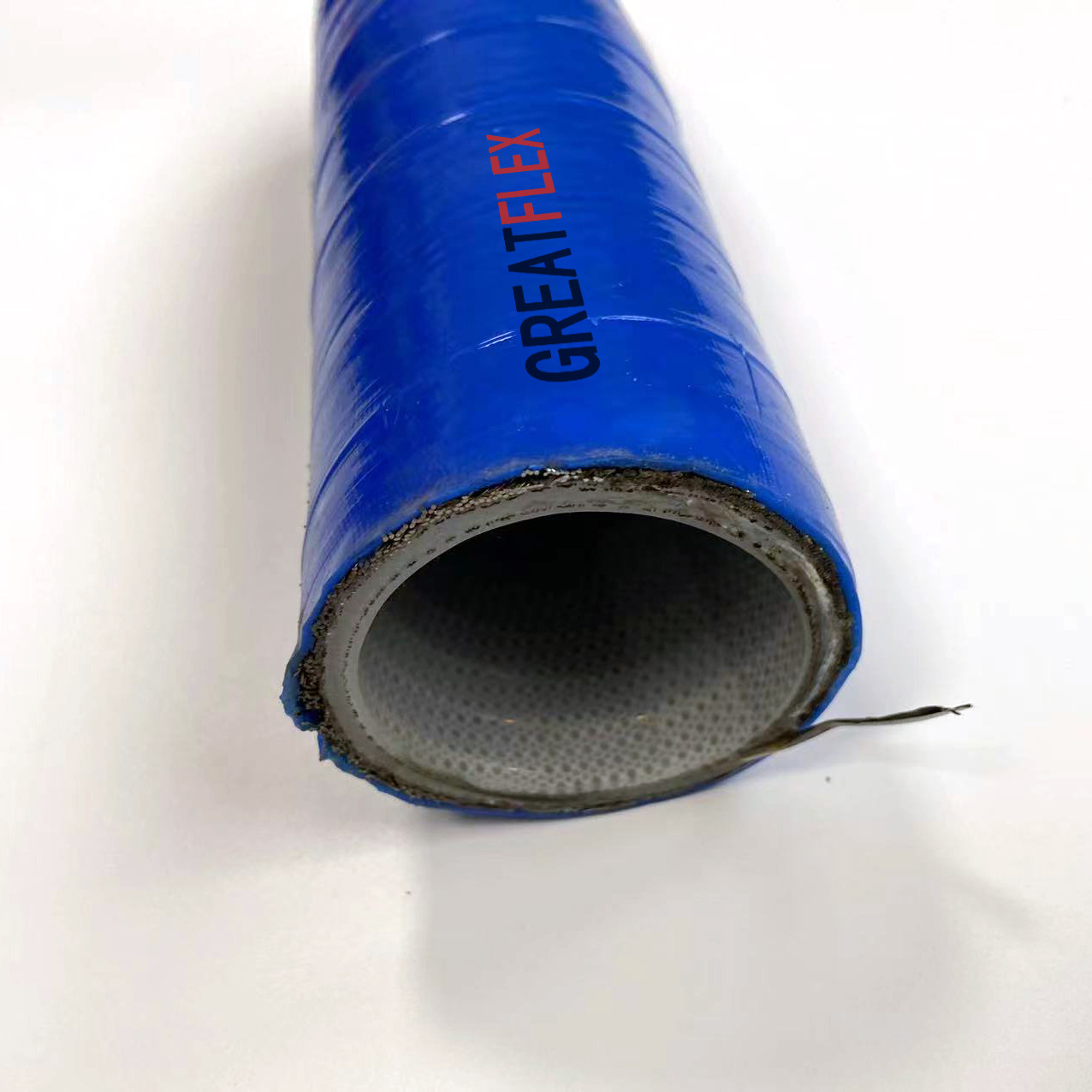 GREATFLEX蓝耐低温零下40度耐寒高压抽油钢丝编织钢丝骨架硅胶管